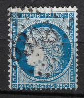 FRANCE Classique, B Obl. GC:  6308 (Bordeaux,Gironde,2) Sur Y&T 60A - 1871-1875 Cérès