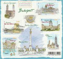 France 2011 Capitales Européennes Budapest Hongrie Bloc Feuillet N°f4538 Neuf** - Mint/Hinged