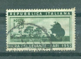 ITALIE - N°633 Oblitéré - 16°foire Du Levant, à Bari. - 1946-60: Used