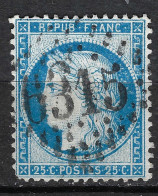 FRANCE Classique, B Obl. GC:  6315 (Lille,Nord,1) Sur Y&T 60C - 1871-1875 Ceres