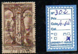 FRANCE OBLITÉRÉ - N° 302 - Used Stamps