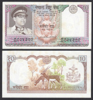 Nepal - 10 Rupees Banknote (1974) Pick 24a Sig.10 AUNC (1-)  (27366 - Other - Asia