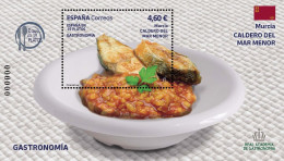 Spain 2024 - Gastronomia, Murcia - Caldero Del Mar Menor Hoja Bloque Mnh** - Unused Stamps