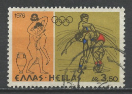 Grèce - Griechenland - Greece 1976 Y&T N°1220 - Michel N°1242 (o) - 3,5d Lutte - Used Stamps