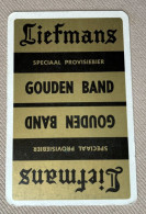 Speelkaart / Carte à Jouer - LIEFMANS Speciaal Provisiebier GOUDEN BAND (Oudenaarde) BELGIUM - Otros & Sin Clasificación