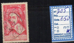FRANCE OBLITÉRÉ - N° 305 - Used Stamps