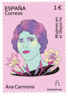 Spain 2024 - Mujeres En El Deporte - Ana Carmona Mnh** - Unused Stamps