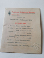 109C ) Storia Postale Cartoline, Intero, Assistenza Scolastica Di Palermo - Marcophilie