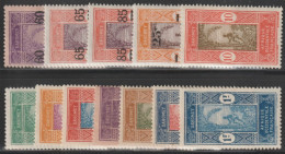 DAHOMEY - 1922/25 - SERIES COMPLETES YVERT N°66/78 * MH CHARNIERE CORRECTE ! - COTE = 18 EUR. - PORT GRATUIT ! - Unused Stamps