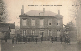 Bornel * Place De La Mairie Et L'école Des Garçons - Autres & Non Classés
