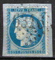 FRANCE Classique, B Obl. GC:  6316 (Lyon,Rhône,1) Sur Y&T 60A - 1871-1875 Ceres