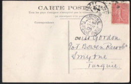 CPA Adressée à SMYRNE Turquie TAD En Arrivée - 1877-1920: Semi-Moderne