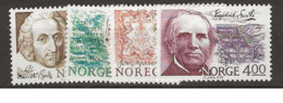 1986 MNH Norway, Mi 954-57 Postfris** - Ungebraucht