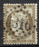 FRANCE Classique, B Obl. GC:  6316 (Lyon,Rhône,1) Sur Y&T 56 - 1871-1875 Cérès