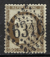 FRANCE Classique, B Obl. GC:  6316 (Lyon,Rhône,1) Sur Y&T 56a - 1871-1875 Ceres