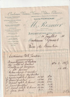 16-M.Resnier.....Couleurs, Vernis, Verres à  Vitres, Glaces...Angoulême.....(Charente).....1933 - Sonstige & Ohne Zuordnung