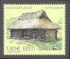 Great Estonian Things – Smoke Sauna 2023 Estonia MNH Stamp  Mi 1080 - Estonie