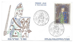FRANCE 1964- Enveloppe 1er Jour  - Plantagenet (Y&T 1424) - 1960-1969
