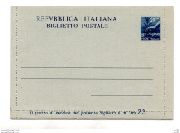 TriesteA -B.P. Lire20 Democratica N.B4 Soprastampa Francobollo - Entero Postal