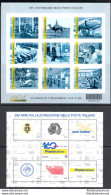 2012 - 2022 Italia - Repubblica, 150 +160 Fondazione Poste Italiane " Con Errore " - MNH** - Hojas Bloque