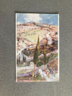 Jerusalem From The Mount Of Olives Carte Postale Postcard - Israël