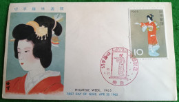 Enveloppe Japon 1965 - Cartas & Documentos