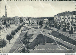 Bu535 Cartolina Alessandria Citta' Piazza Matteotti Piemonte - Alessandria