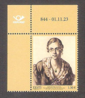 Estonian Art Museum Konrad Mägi Painting  2023 Estonia Corner Stamp With Issue Nr  Mi 1091 - Estonia