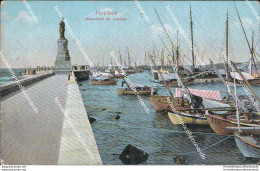 Au430 Cartolina Port Said Monument De Lesseps - Altri & Non Classificati