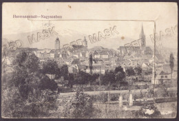 RO 97 - 24391 SIBIU, Panorama, Leporello, Romania - Old Postcard + 10 Mini Photocards - Used - 1916 - Romania