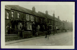 Ref 1652 - Early Real Photo Postcard - Blowers Green Road - Dudley Staffordshire - Otros & Sin Clasificación