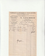16-A.Lévrier...Fabrique De Brosses En Tous Genres...Angoulême.....(Charente).....1922 - Andere & Zonder Classificatie