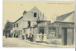 CPA Restaurant Lhuillier - Le Montrouge - Boisehout (95) - Andere & Zonder Classificatie