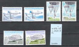 Belgique Belgie N°1133/38* -  Parachute - Unused Stamps