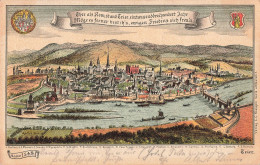 Allemagne  Trier Ansicht Im Jahre 1548 Anno Année CPA + Timbre Reich Cachet 1900 - Trier