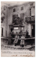 Statue Et Fontaine De Mme De Sévigné - Grignan