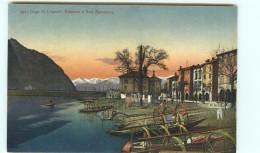 Suisse - Swiss - Schweiz - Tessin - Lago Di Lugano - Bissone E San Salvatore - Bon état Général - Bissone