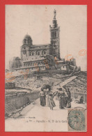 13 Bis - MARSEILLE - N. D. DE LA GARDE (ANIMÉE) - Notre-Dame De La Garde, Aufzug Und Marienfigur
