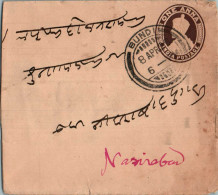 India Postal Stationery George VI 1A Bundi Cds  - Postales