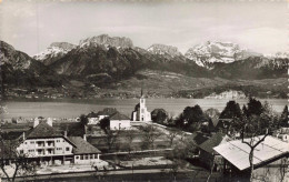 74 - SEVRIER _S28977_ L'Eglise Et Le Groupe Scolaire Les Dents De Lanfon Et La Tournette - CPSM 14x9 Cm - Sonstige & Ohne Zuordnung