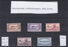 ÄGYPTEN - EGYPT - EGYPTIAN - INT.LUFTFAHRTKONGRESS - AVIATION 1933 GRAF ZEPPELIN - S.L.F- V.L. - Neufs