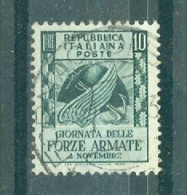ITALIE - N°637 Oblitéré - Journée De L'Armée. - 1946-60: Oblitérés