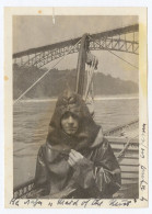 Photo Ancienne, Bateau D'excursion "Maid Of The Mist" Sous Le Pont Honeymoon, Niagara Falls, Ontario, Canada - Lieux