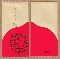 Chinese New Year CNY 2020' 'CLARINS 3/3' YEAR Of The RAT CHINOIS Red Pockets - Modernas (desde 1961)