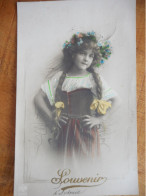 CARTE POSTALE ANCIENNE Jolie Jeune Fille Grete Reinwald - Portraits