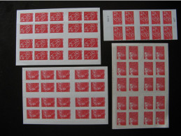 TB Lot De 70 TVP Rouge De France.  Neufs XX . Faciale = 100 €  . - Collections (without Album)