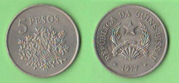 Guinea Bissau 5 Pesos 1977 Republica De Guinè Bissau - Guinea-Bissau