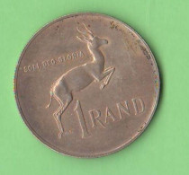 Sudafrica 1 Rand 1967 South Afrika Dr. Hendrik Verwoerd Afrique Du Sud Silver Coin - Sud Africa