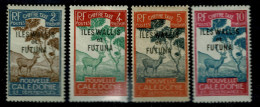 Ref 1652 - Wallis & Futuna Islands - 1930 Postage Dues SG D85/8 - Mounted Mint Stamps - Ungebraucht