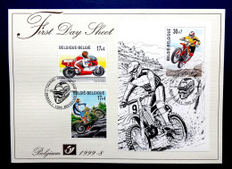 1999...3TIMBRES........FEDERATION MOTOCYCLISTE DE BELGIQUE....FDS 8 - Used Stamps
